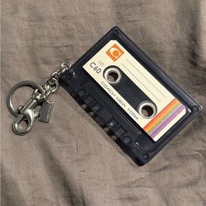 Coach Cassette Tape Keychain